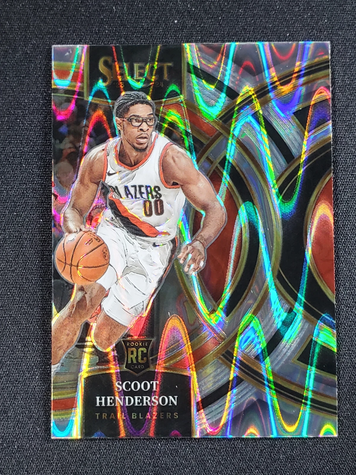 2023-24 Panini Select #129 Scoot Henderson Tectonic Prizms