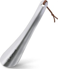 Shoe Horn Long Handled, 18.5CM Metal Long Shoehorn for Men Women Elderly Seniors