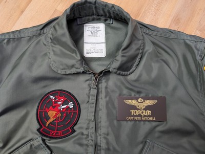 Authentic USA Navy Top Gun Maverick Jacket, Tom Cruise, CWU-36/P