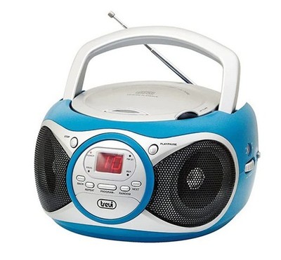 Trevi CD 512 Portable Stereo Radio mit CD-Player türkis Kopfhöreranschluss
