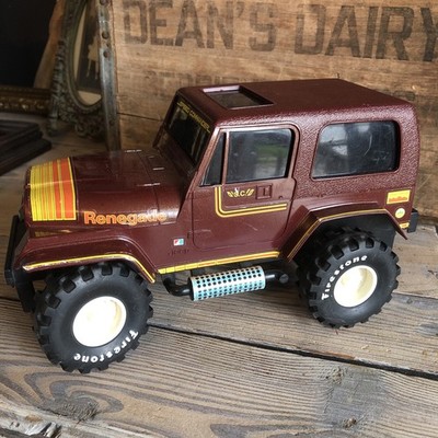 Vintage 1984 Fisher Price Jeep Renegade Speed Commander No Remote Not Tested