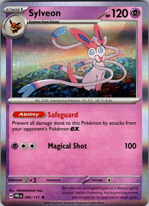 Pokemon | PRE | Sylveon | 040/131 | NM Holo