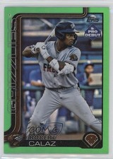 2025 Topps Pro Debut Green Foil /99 Robert Calaz #PD-77