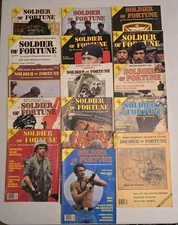 Huge Vintage Soldier Of Fortune Lot of 16 Issues 1979-1989
