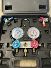 Pittsburg Model R-134A R134A A/C Manifold Gauge Set
