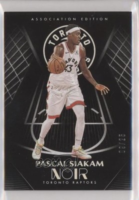 2019-20 Panini Noir Association Edition Holo Silver 8/25 Pascal Siakam #45 rf2
