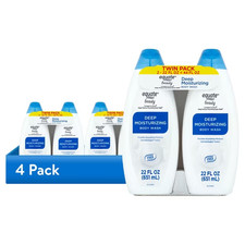 4 Pack Equate Beauty Deep Moisturizing Body Wash 22 fl oz Shower Gel Moisture Lo