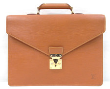 LOUIS VUITTON Epi Tovagliolo Conseiller Valigetta Borsa Business Zipangu Oro