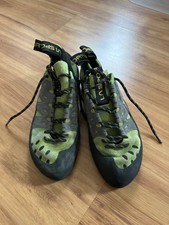 La Sportiva Tarantulace Lace-Up Rock Climbing Shoes Green  Gray Size 8.5