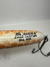 PJs Slider 2002 Custom No. 010 Musky Topwater Lure - Older, Small Batch Bait?