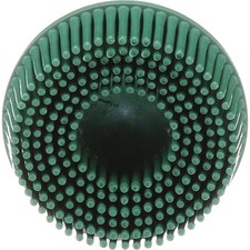 Scotch-Brite™ Roloc™ Bristle Disc, RD-ZB, 50, TR, Green, 2 in x 5/8 in, Tape