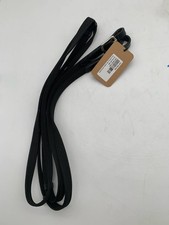 TOP REITER Original Disco-Zügel | Griffige Gummi-Web-Zügel | Schwarz | Neu