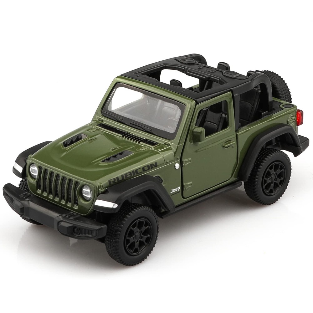 1/36 Scale Jeep Wrangler Rubicon Pull Back Diecast Toy Car Model