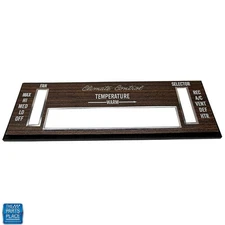 1969-72 Buick Skylark GS A/C / Heater Control Temperature Climate Faceplate New