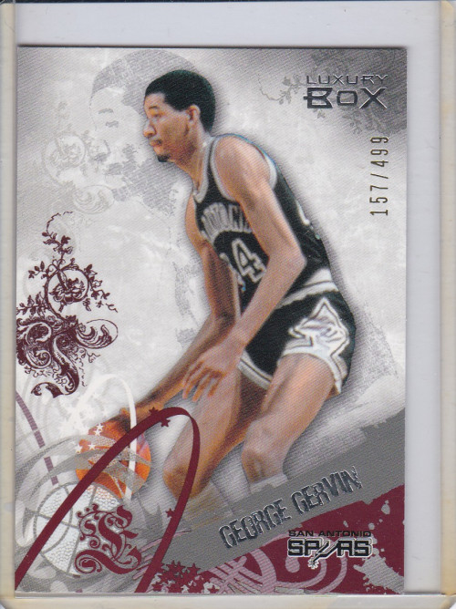 2006-07 Topps Luxury Box Red #45 George Gervin 157/499