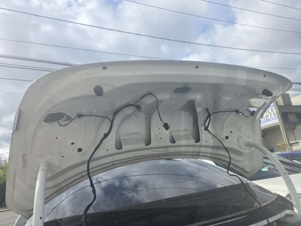 TRUNK LID 2017 MASERATI GHIBLI, WIHITE 