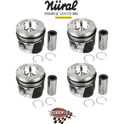 4X NURAL 89.00MM PISTON FOR RENAULT NISSAN OPEL MASTER MOVANO 2.5 DCI G9U EURO4