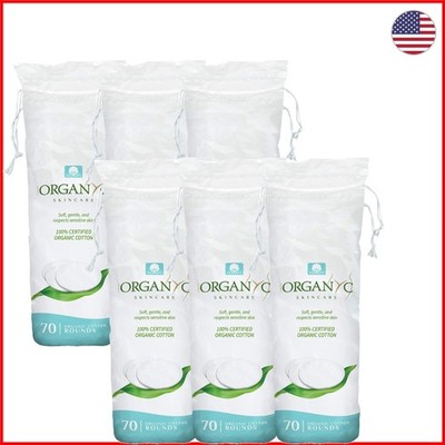 Soft Organic Cotton Rounds - 420 Count Biodegradable Pads for Everyday Self-Care