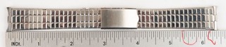 Vintage JB Champion Stainless Steel Man's Watch Bracelet 19mm!