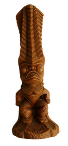 COCO JOE'S Hawaiian Tiki Design Statue KANALOA God Of Eternal Hope MYLOTD