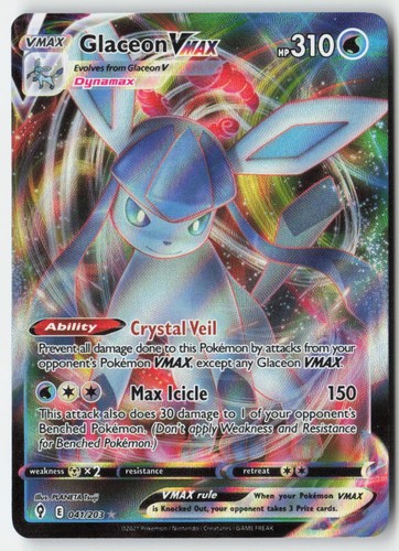 Pokemon - Glaceon VMAX #41/203 Holo - Evolving Skies
