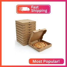 BOARDS Pizza Boxes 8 x 8 x 1.75 Inches 20 Pack  Kraft Corrugated Cardboard P