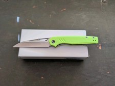 Civivi Guile Linerlock Knife Green G10 Handle 14c28n Blade EDC Pocket Tool