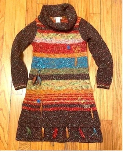 DEUX PAR DEUX Sweater Dress Girls Euro Boutique s S 6 8