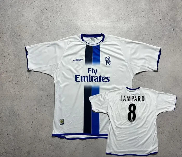 Umbro FC Chelsea Lampard #8 2003/2004 Vintage Soccer Jersey | eBay Umbro FC Chelsea Lampard #8 2003/2004 Vintage Soccer Jersey | eBay
