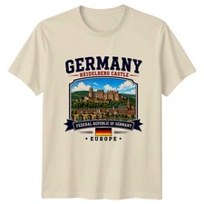 Vintage Heidelberg Castle T-Shirt Germany Landmark European Travel Gift