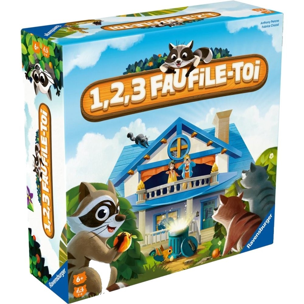 1,2,3 Faufile-toi Ravensburger jeu de societe cadeau enfant