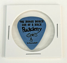 Buckcherry - Stevie D. Signature Tour Guitar Pick - Motor Boatin - Blue/Black