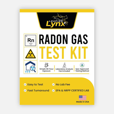 Epa-Approved Radon Test Kit for Home, Lab Analysis Included | Detects Radon Gas