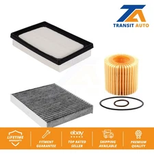 Air Cabin Engine Cartridge Oil Filters (3 Total) Kit For Toyota Prius Prime
