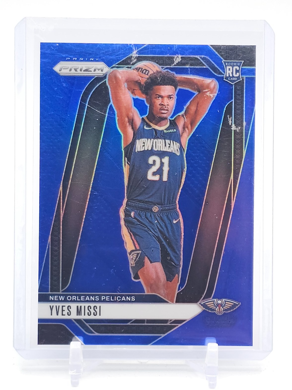 YVES MISSI 2024-25 PRIZM ROOKIE BLUE /199 #233 PELICANS BASKETBALL Q5194