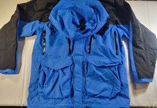 IceArmor by Clam Edge Cold Weather Fishing Jacket Blue/Black Size M