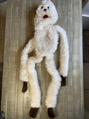 Wynn Miller s Mopkins White Furry Yeti Abominable Snowman full body hand puppet