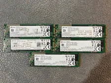 (LOT of 5) MICRON 1100 256GB M.2 2280 SSD MTFDDAV256TBN Excellent Health