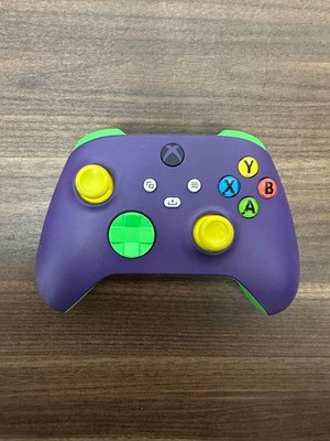 Microsoft Xbox One Green Yellow And Purple Wireless Controller Gamepad 6E