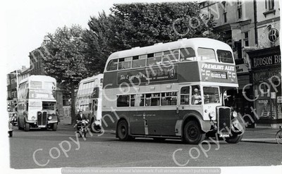 Bus Foto - EASTBOURNE CORPORATION - AEC REGENT BUS - JK 9994