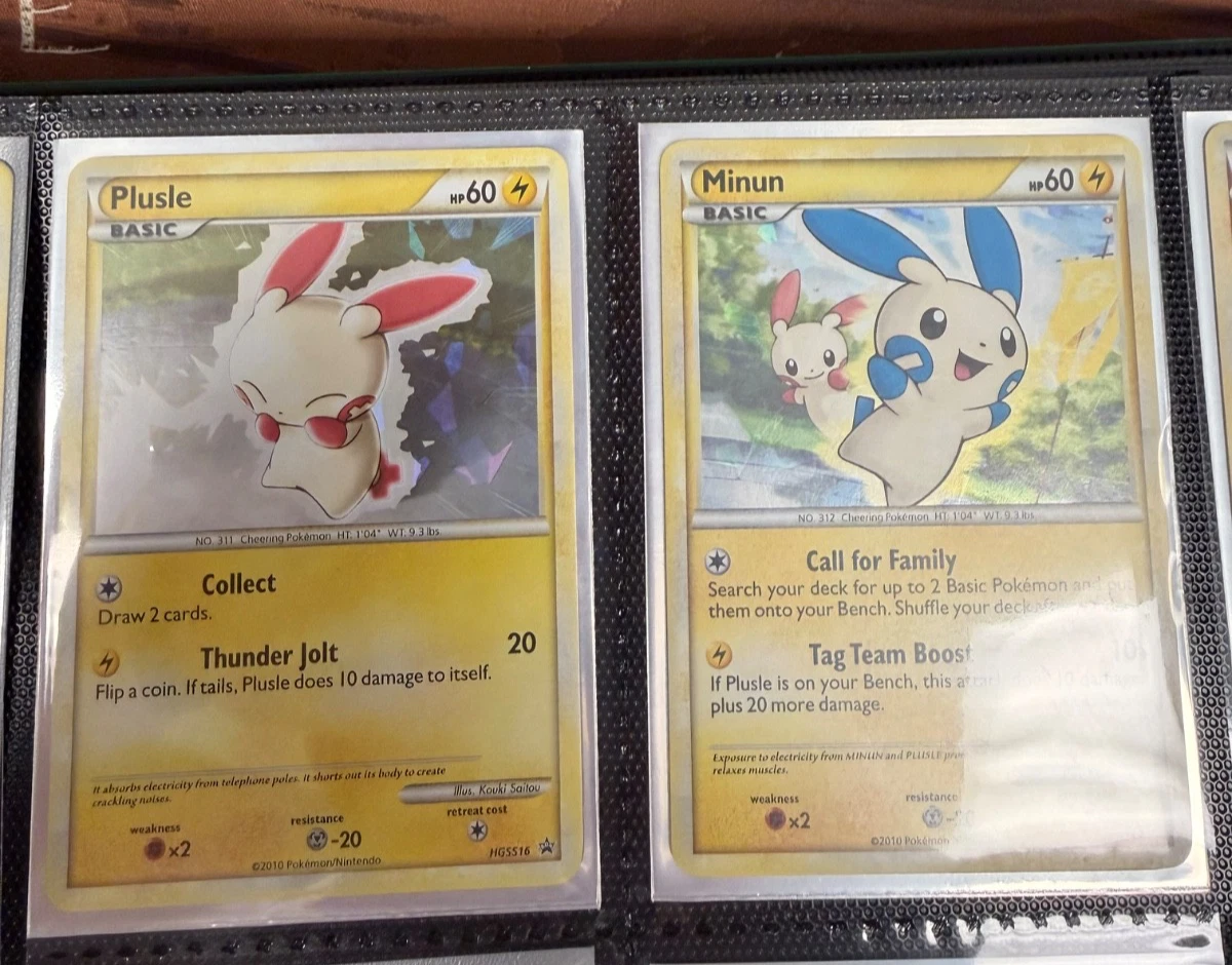 Plusle Minun In Pokémon Individual Trading Cards for sale | eBay