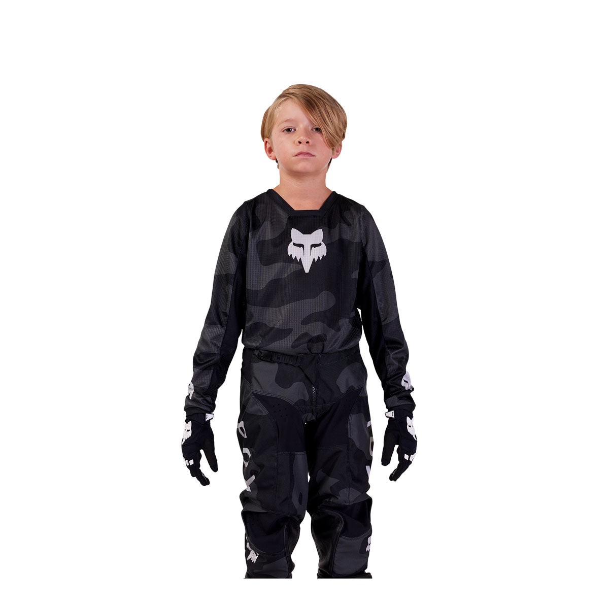 Fox Racing Youth 180 Bnkr Motocross MX Jersey Black Camo YOUTH