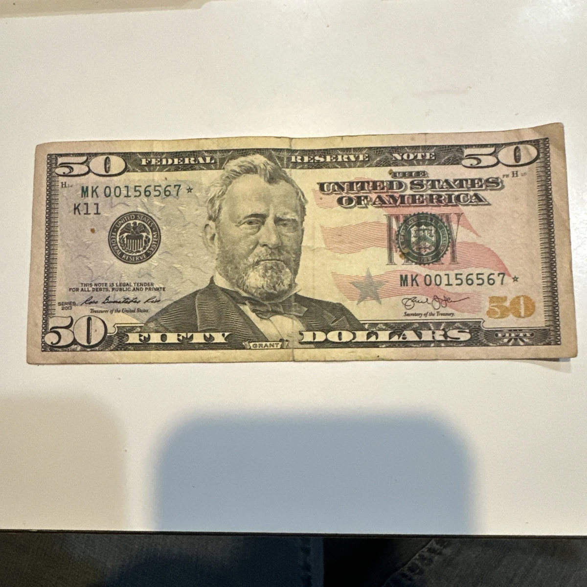 2013 $50 美联储小说明| eBay