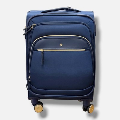 Samsonite Blue Mobile Solutions Expandable Luggage Carry-on Spinner Suitcase 19''