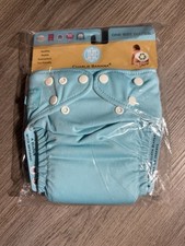 Charlie Banana Organic Diaper Plus 2 Inserts- BRAND NEW-Light Blue