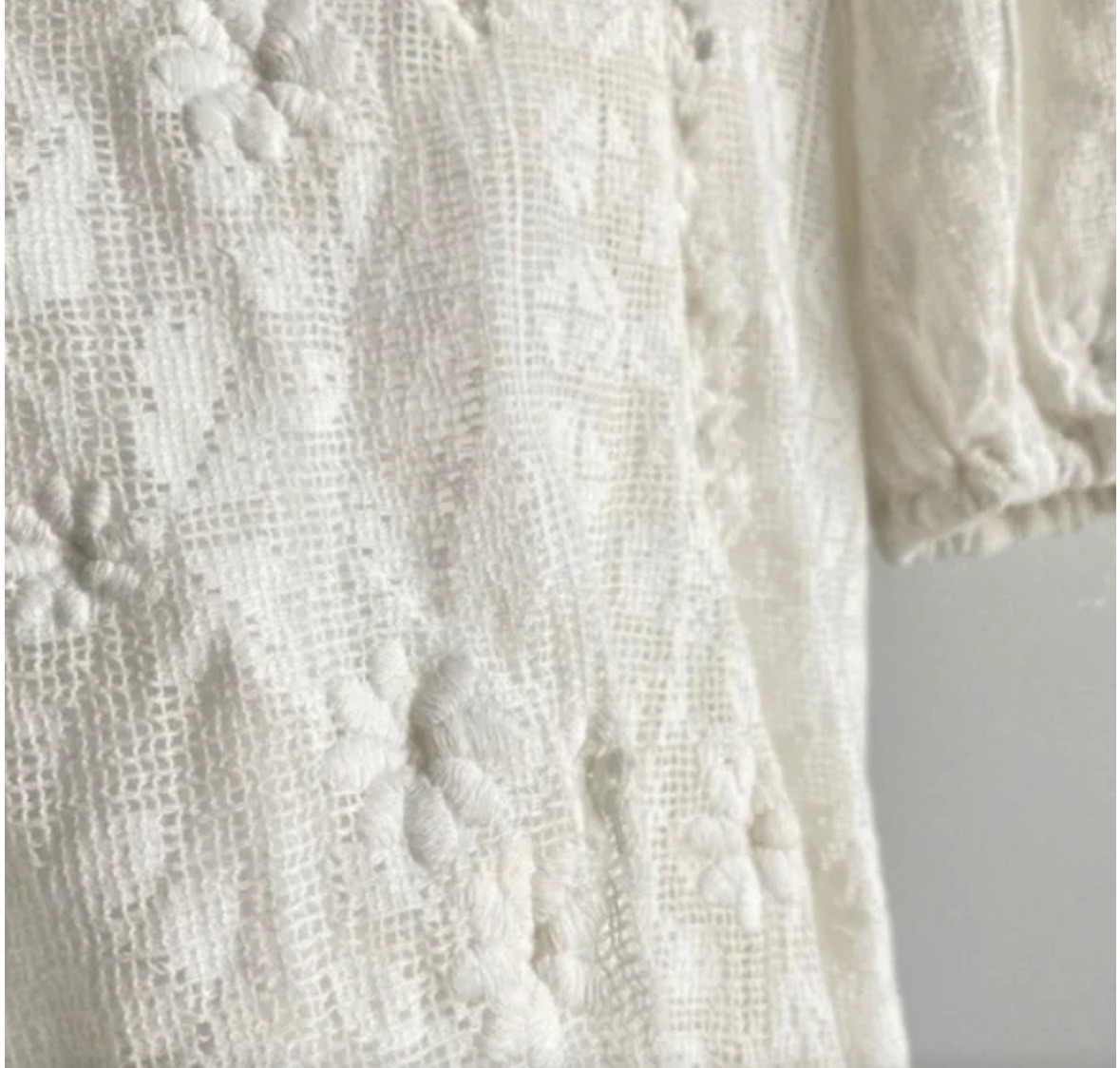 LOVESHACKFANCY Hampton Puff Sleeve Mini Dress - image 9