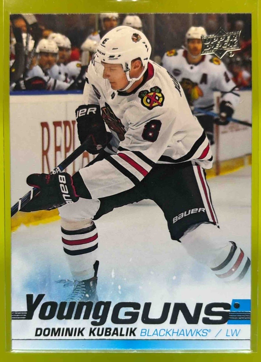 2019-20 Upper Deck Dominik Kubalik Chicago Blackhawks #246 Young Guns RC