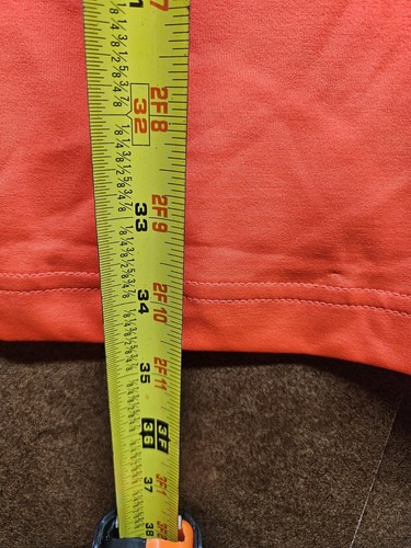 Delta Airlines Ramp Polo Shirt Mens 2XLT Orange 1/4 zip Short Sleeve Costume - Picture 9 of 9