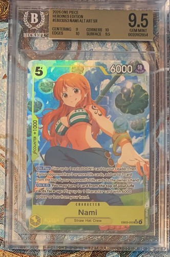 Nami (Alternate Art) graded BGS 9.5 for sale on eBay