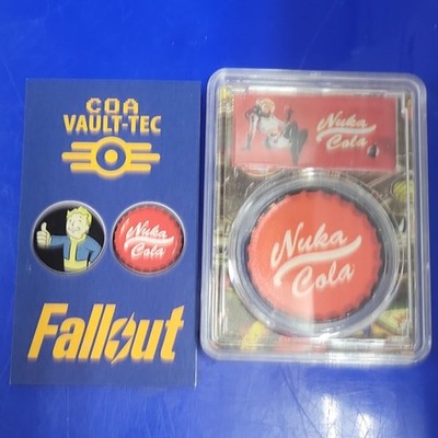Fallout Vault-Tec Nuka Cola Limited  Collectible Coin #196/250 1 tr oz silver